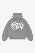CRYSTALAND SILVER GREY HOODIE - obrazek 5