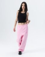 CRYSTALAND BABY PINK SWEATPANTS - obrazek 2