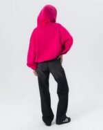 CRYSTALAND ESSENTIAL HOT PINK HOODIE - obrazek 3