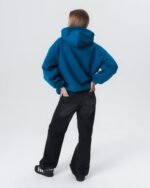 CRYSTALAND ESSENTIAL PETROL ZIP HOODIE - obrazek 5