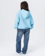 CRYSTALAND ESSENTIAL BABY BLUE HOODIE - obrazek 3