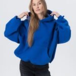 CRYSTALAND ESSENTIAL CORNFLOWER HOODIE