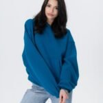 CRYSTALAND ESSENTIAL PETROL HOODIE