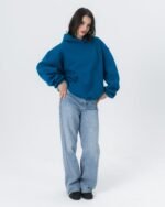 CRYSTALAND ESSENTIAL PETROL HOODIE - obrazek 3