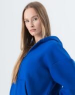 CRYSTALAND ESSENTIAL CORNFLOWER ZIP HOODIE - obrazek 3
