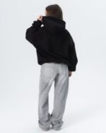 CRYSTALAND BASIC BLACK HOODIE - obrazek 3