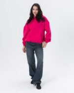 CRYSTALAND BASIC HOT PINK HOODIE - obrazek 2