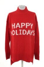 Sweter świąteczny czerwony