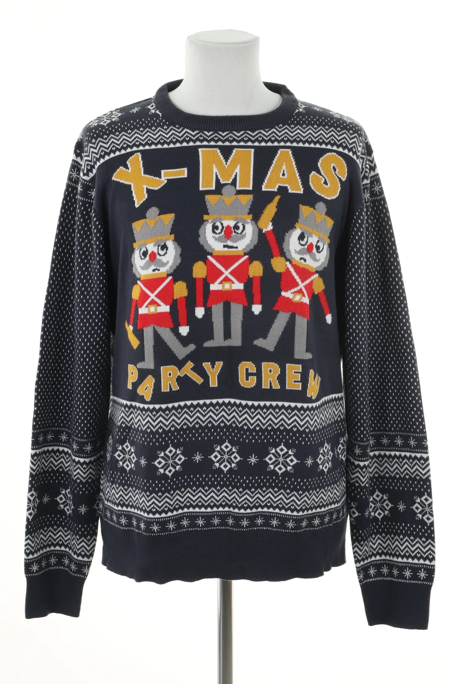 IMG_0030_b79a9643-b026-455d-8777-535084dff80e Sweter świąteczny szary - obrazek 1