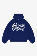 CRYSTALAND DARK NAVY HOODIE - obrazek 4