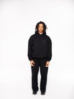CRYSTALAND BASIC BLACK HOODIE - obrazek 8